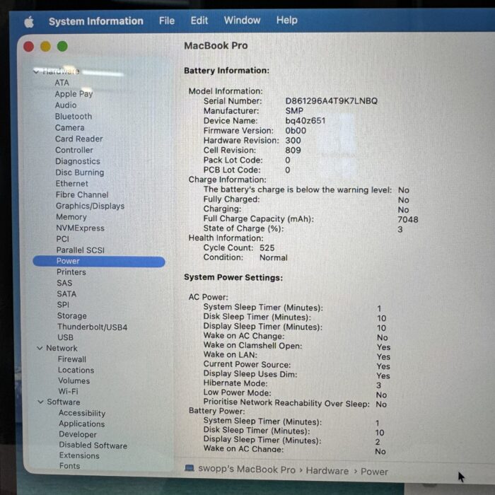 Macbook Pro 16" 2019 | 2,6GHz i7 | 16GB | 512GB Space Grey - Image 5