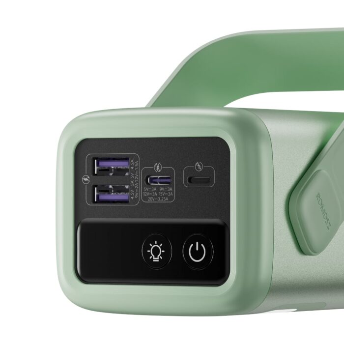 Romoss PMT40 EZCarry Pro 40000mAh 65W Fast Charge Power Bank – Green - Image 3