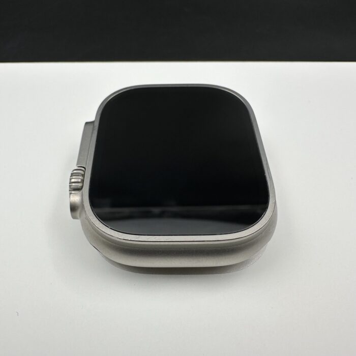 Apple Watch Ultra 2 49MM Natural Titanium Navy Ocean Band - Image 3