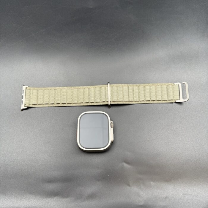 Apple Watch Ultra 2 49MM Titanium Olive Alpine loop - Image 6