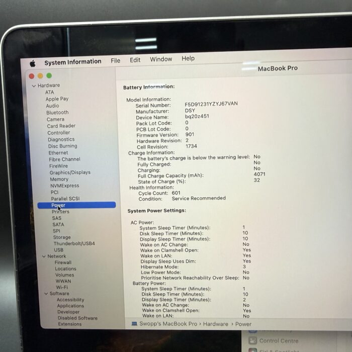 Macbook Pro 16" 2019 2.3Ghz Core i9 16GB 512GB SSD Space Grey - Image 5