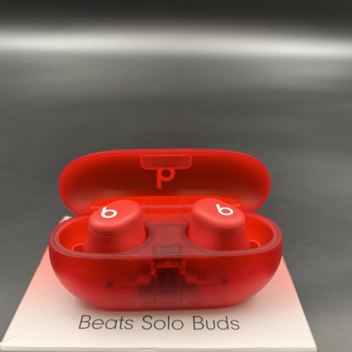 Beats Solo Buds Transparent Red - Image 3
