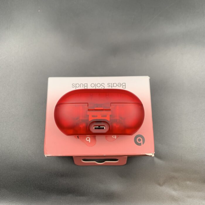 Beats Solo Buds Transparent Red - Image 4